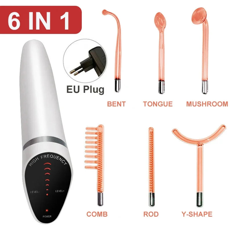 6-in-1 High Frequency Skin Therapy Wand