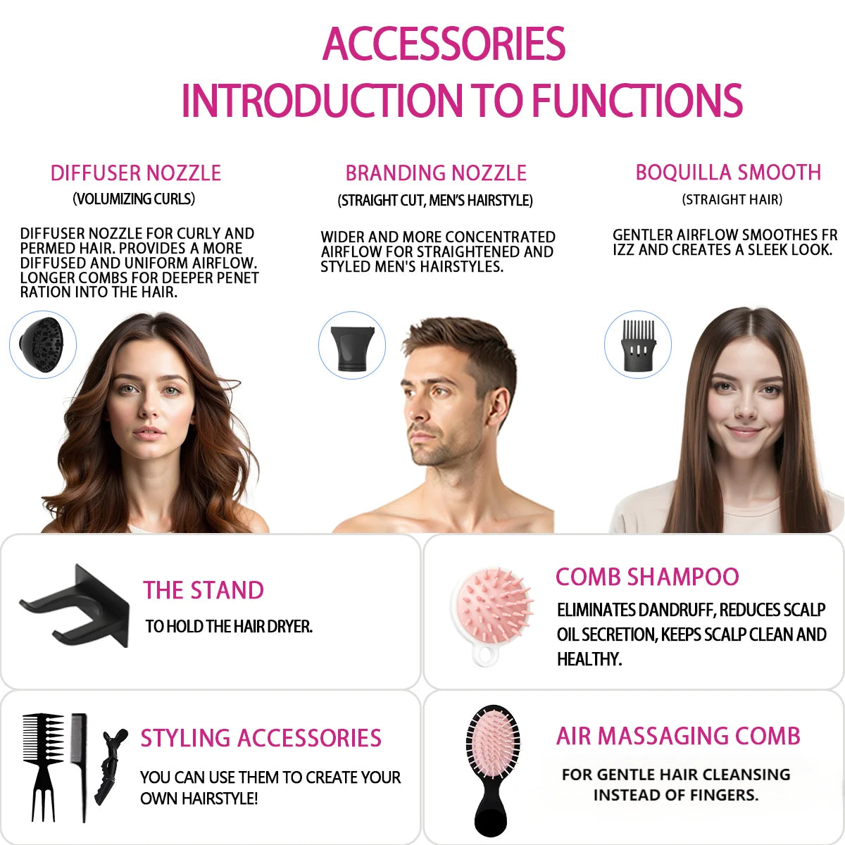 Foldable Fast Drying Hair Dryer