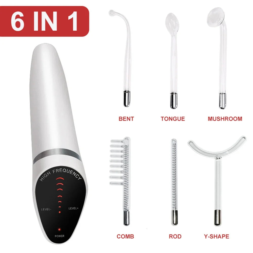 6-in-1 High Frequency Skin Therapy Wand