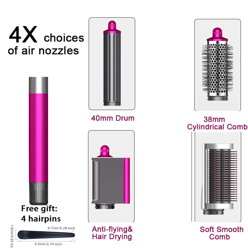 6-in-1 Professional Curling Hair Styler
