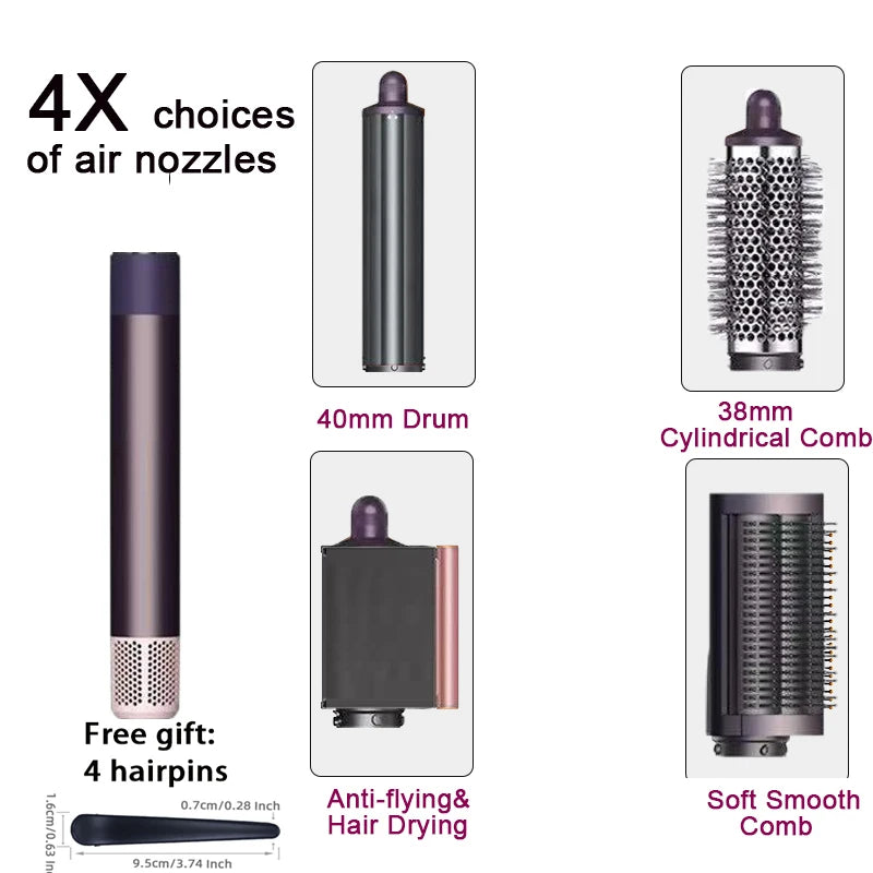 6-in-1 Professional Curling Hair Styler