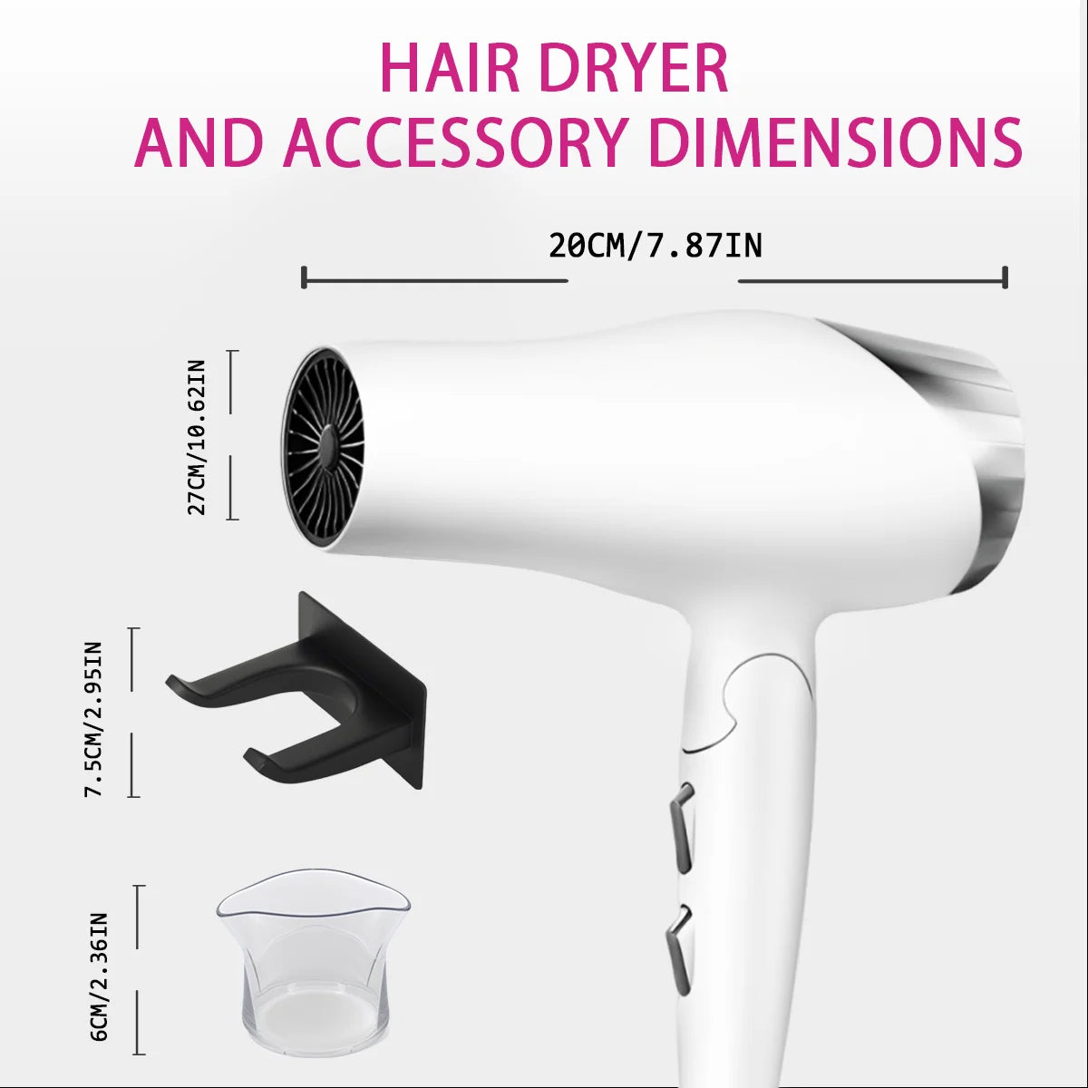 Foldable Fast Drying Hair Dryer