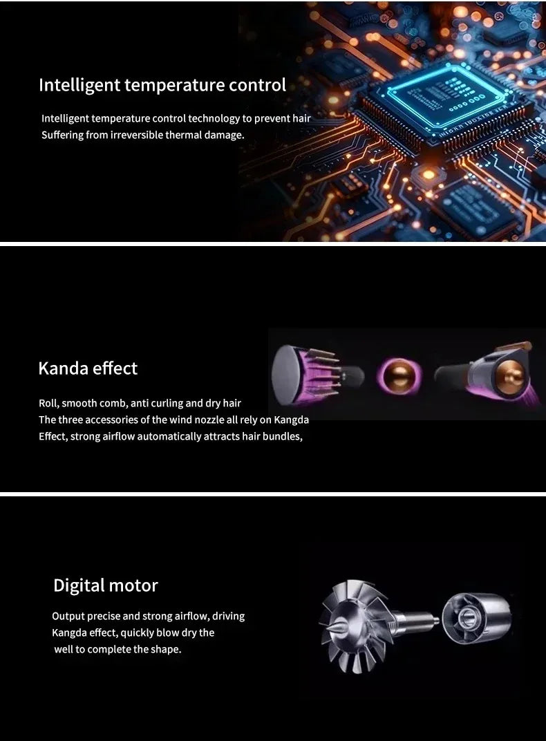 6-in-1 Professional Curling Hair Styler