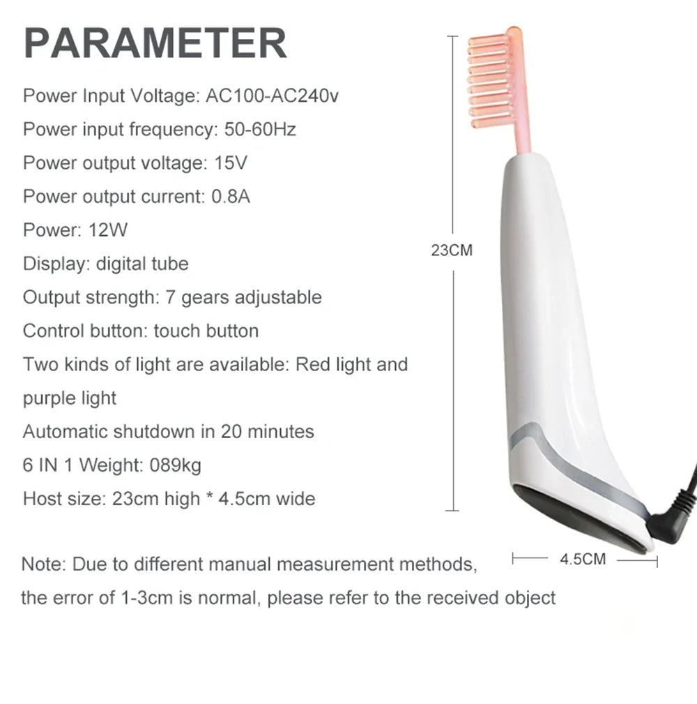 6-in-1 High Frequency Skin Therapy Wand