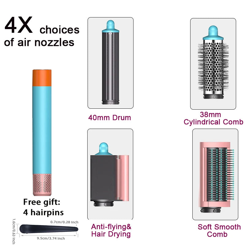 6-in-1 Professional Curling Hair Styler