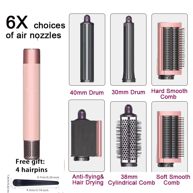 6-in-1 Professional Curling Hair Styler