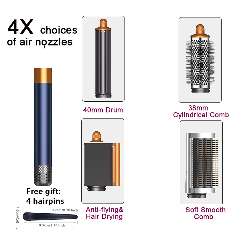 6-in-1 Professional Curling Hair Styler