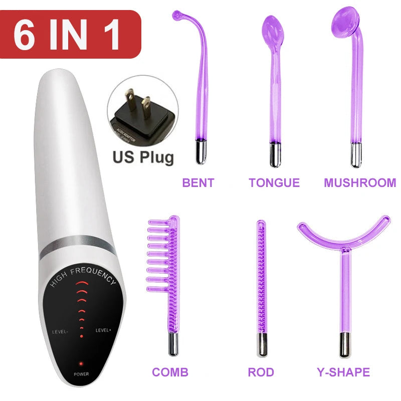 6-in-1 High Frequency Skin Therapy Wand