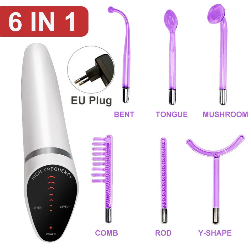 6-in-1 High Frequency Skin Therapy Wand