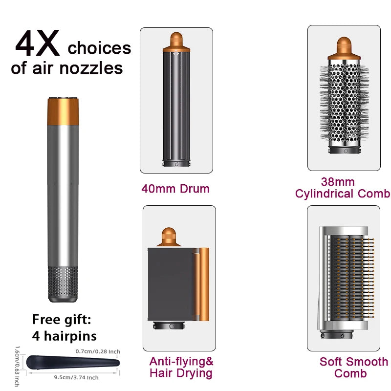 6-in-1 Professional Curling Hair Styler